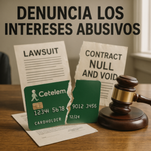 Nulidad de contrato de tarjeta revolving Cetelem por intereses abusivos