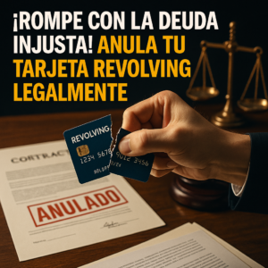 Romper tarjeta revolving y anular contrato legal
