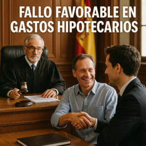 Sentencia favorable por gastos de notaría en hipoteca