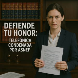 Indemnización de Telefónica por derecho al honor