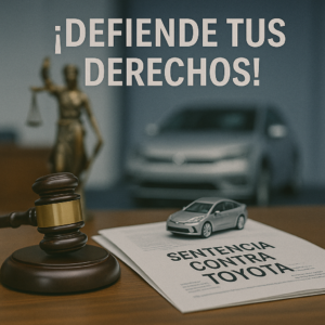 Toyota condenada por el cartel de coches: justicia para los afectados