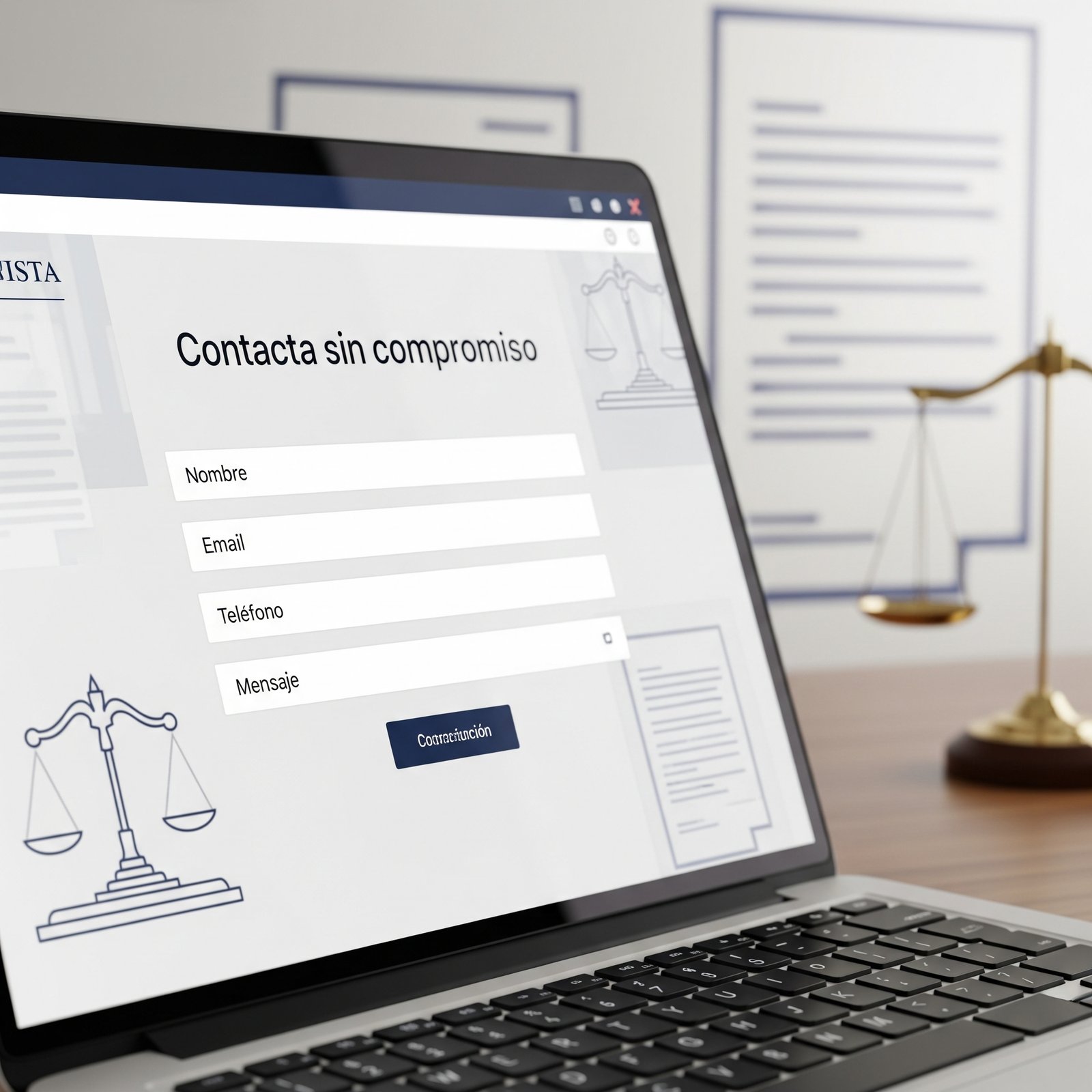 Formulario de contacto online sin compromiso.
