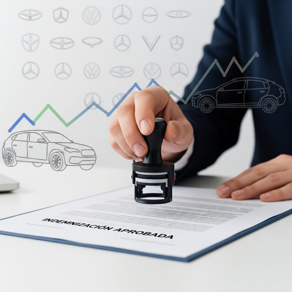 Reclamación exitosa por el cártel de coches en España